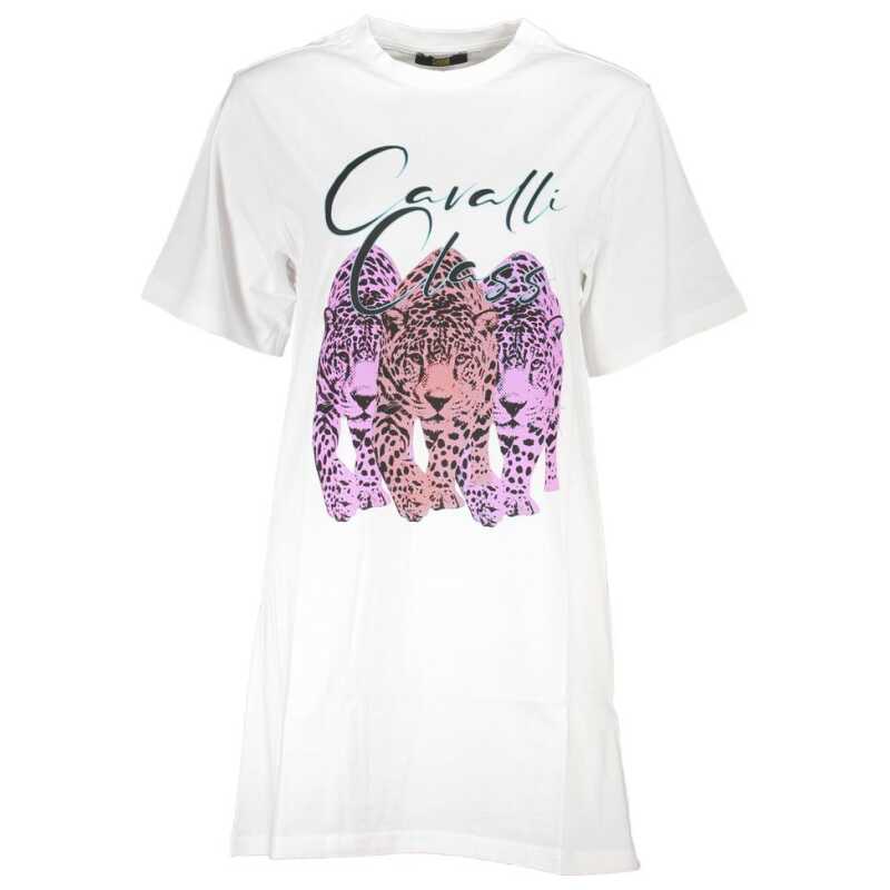 Cavalli Class White Cotton Dress, theFeinheit