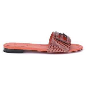 Fendi Python print Sandals