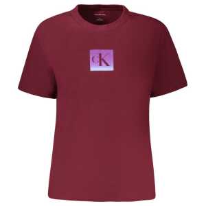 Calvin Klein Red Cotton Tops & T-Shirt