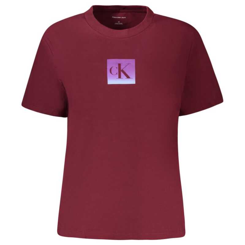 Calvin Klein Red Cotton Tops &amp; T-Shirt, theFeinheit