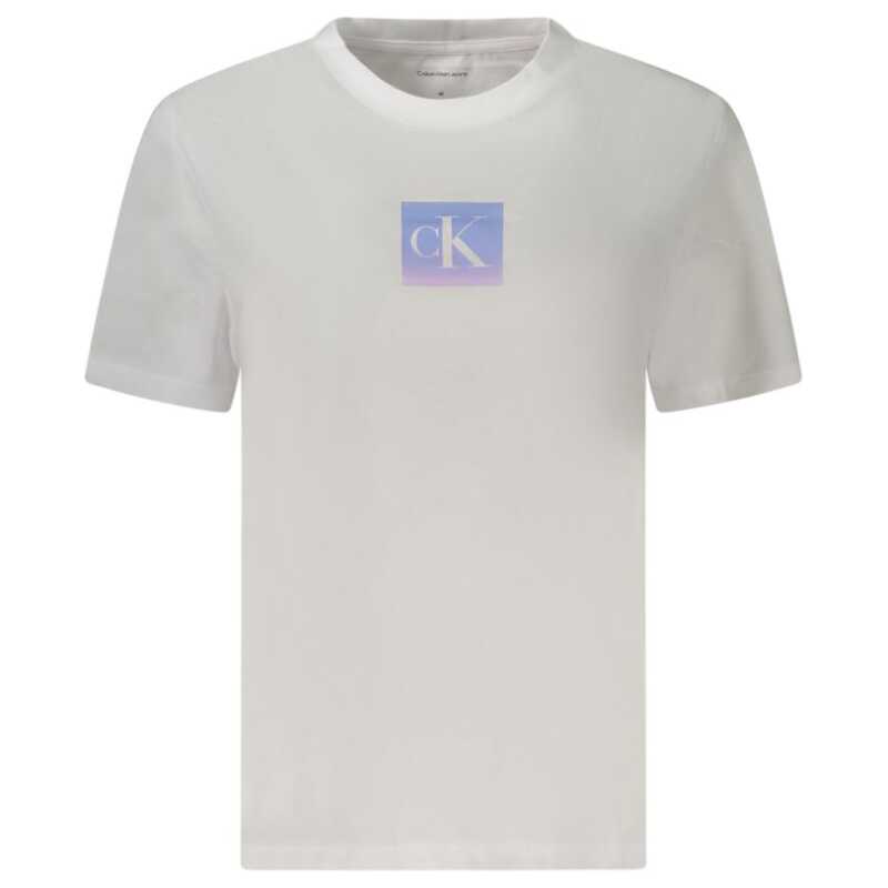 Calvin Klein White Cotton Tops &amp; T-Shirt, theFeinheit