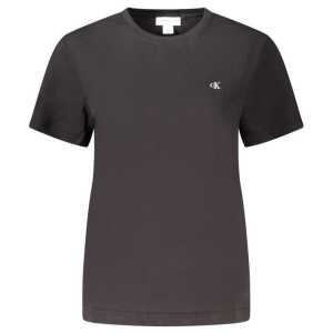 Calvin Klein Black Cotton Tops & T-Shirt