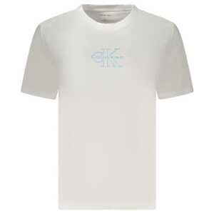 Calvin Klein White Cotton Tops & T-Shirt