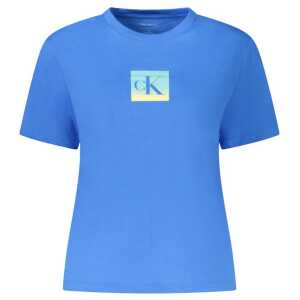 Calvin Klein Blue Cotton Tops & T-Shirt