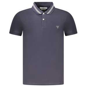 Guess Jeans Blue Cotton Polo Shirt