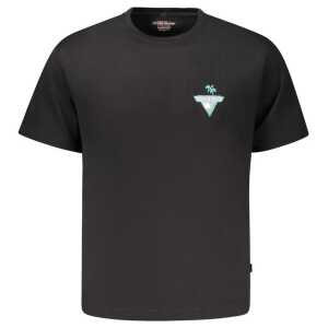 Guess Jeans Black Cotton T-Shirt