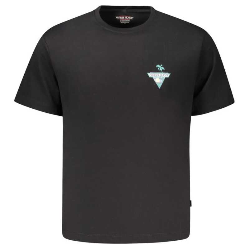Guess Jeans Black Cotton T-Shirt, theFeinheit