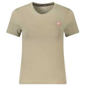 Guess Jeans Beige Cotton Tops & T-Shirt