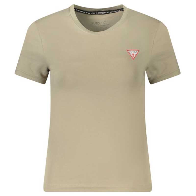 Guess Jeans Beige Cotton Tops &amp; T-Shirt, theFeinheit