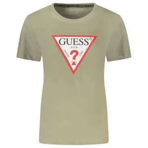 Guess Jeans Green Cotton Tops & T-Shirt