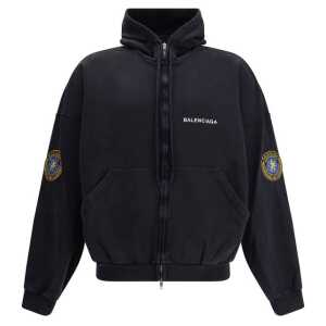 Balenciaga Logoed Hoodie
