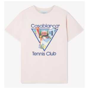 Casablanca Pink Cotton T-Shirt