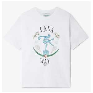 Casablanca White Cotton T-Shirt