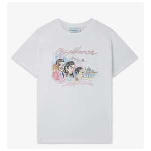 Casablanca White Cotton T-Shirt
