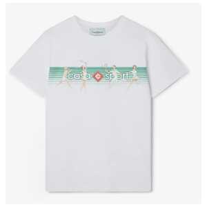 Casablanca White Cotton T-Shirt