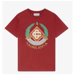 Casablanca Red Cotton T-Shirt
