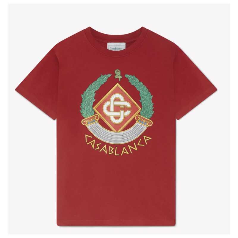 Casablanca Red Cotton T-Shirt, theFeinheit