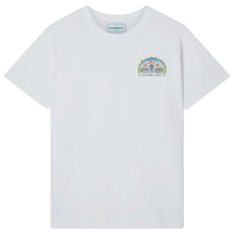 Casablanca Black Cotton T-Shirt, theFeinheit