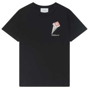 Casablanca Black Cotton T-Shirt