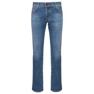 Jacob Cohen Blue Cotton Jeans & Pant