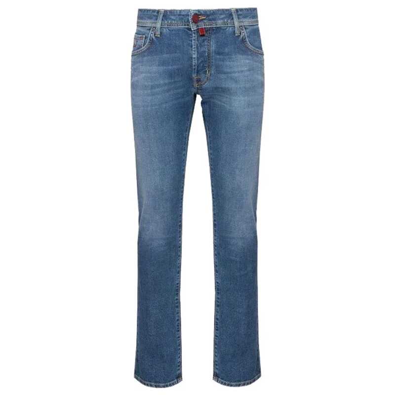 Jacob Cohen Blue Cotton Jeans &amp; Pant, theFeinheit