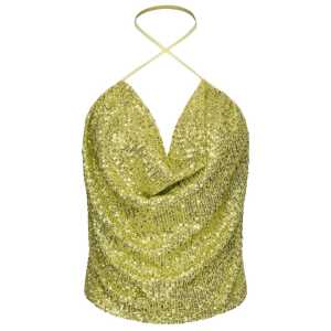 PINKO Green Polyester Tops & T-Shirt