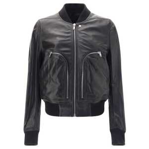 Rick Owens Bauhaus Flight Leather Jacket