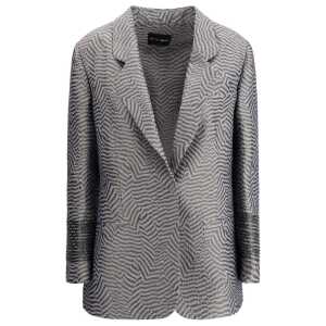 Giorgio Armani Embroidered striped Blazer
