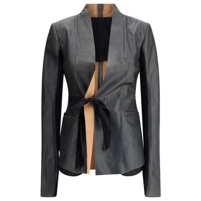 Rick Owens Leather Jacket, theFeinheit