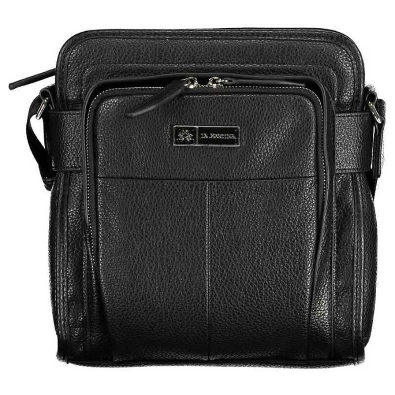 La Martina Black Polyethylene Shoulder Bag, theFeinheit