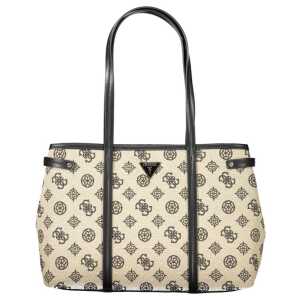 Guess Jeans Beige Cotton Women Handbag