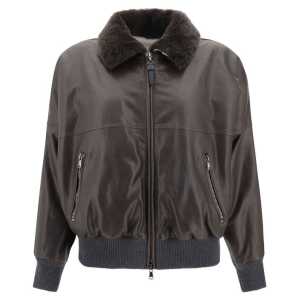 Brunello Cucinelli Leather Jacket