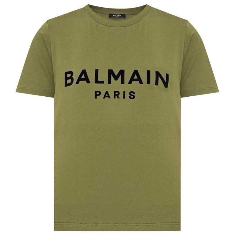 Balmain Green Cotton Tops &amp; T-Shirt, theFeinheit