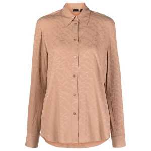 PINKO Beige Haircalf Shirt