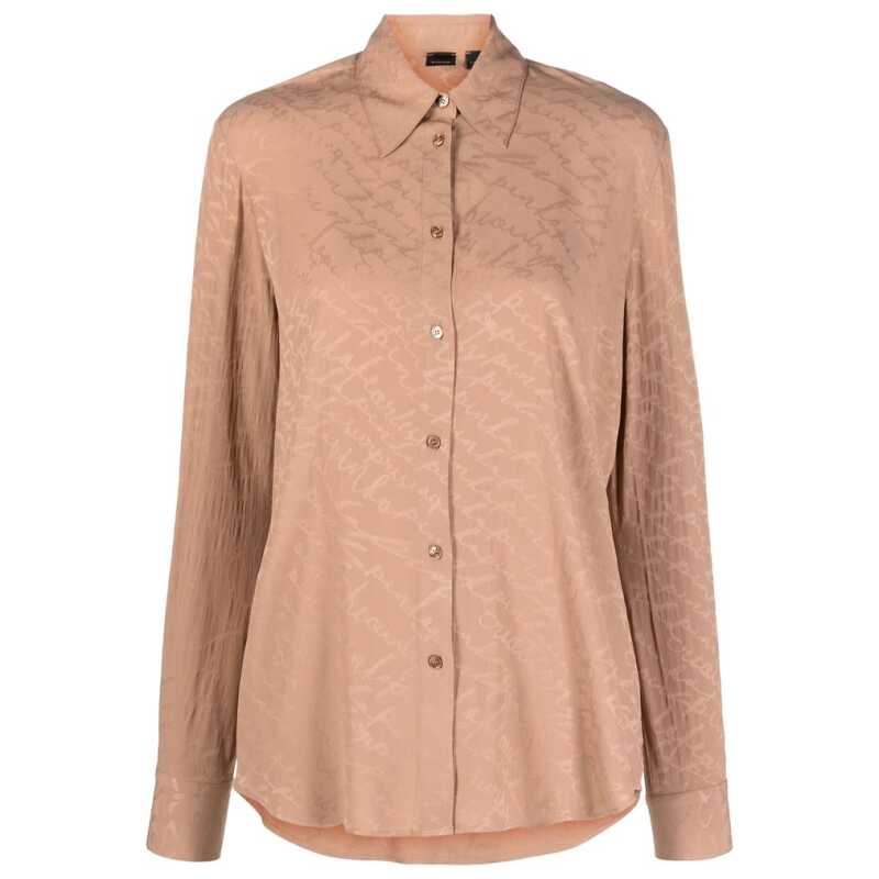 PINKO Beige Haircalf Shirt, theFeinheit
