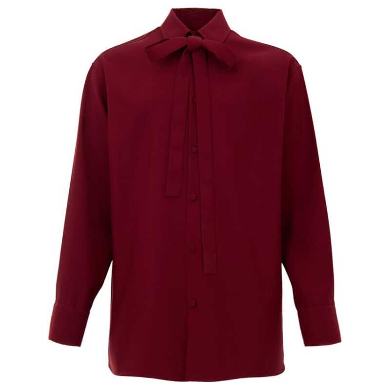 Gucci Bordeaux Wool Shirt, theFeinheit