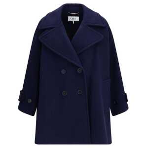 Chloé Oversized double breasted wool Coat