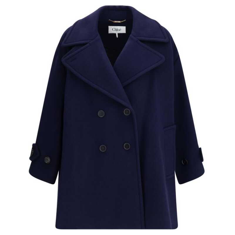 Chloé Oversized double breasted wool Coat, theFeinheit