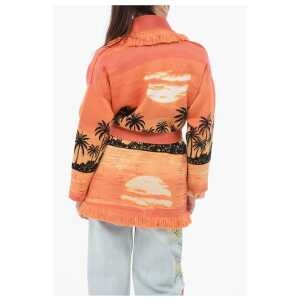 Alanui Jacquard Kerala Sunset Cardigan 2
