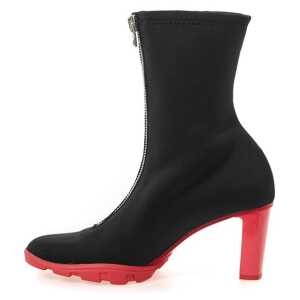Alexander Mcqueen Black Neoprene Boot