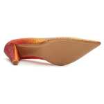 Alexandre Vauthier Bicolor Leather And Satin Pump 5