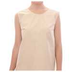 Andrea Incontri Elegant Beige Shift Sleeveless Dress 3