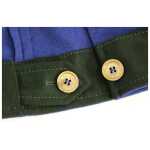 Andrea Incontri Elegant Blue Wool Jacket With Removable Collar 7