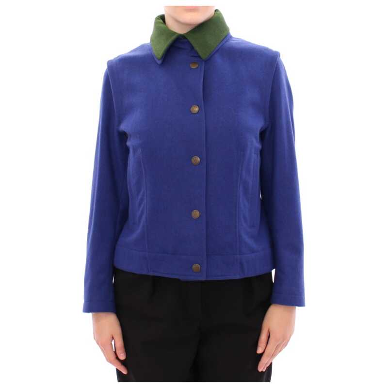 Andrea Incontri Habsburg Blue Green Wool Jacket Coat, theFeinheit