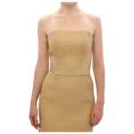 Andrea Incontri Exclusive Silk Blend Beige Off Shoulder Top 6