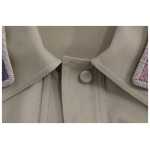 Andrea Incontri Sleeveless Beige Cotton Tank Top With Brooches 4