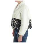 Andrea Pompilio Exclusive Black White Leather Jacket