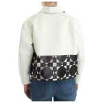 Andrea Pompilio Exclusive Black White Leather Jacket 2