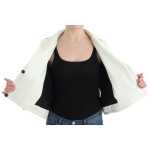 Andrea Pompilio Exclusive Black White Leather Jacket 6
