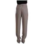 Armani Elegant High Waist Silk Blend Trousers 2